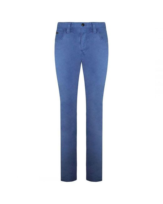 Armani Blue Emporio J00 Slim Fit Jeans for men