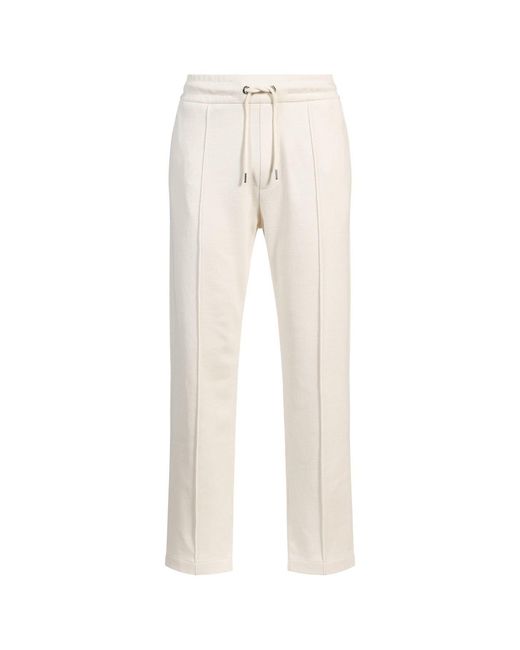 Boss Natural Locsin Solid Patterned Straight Pants for men