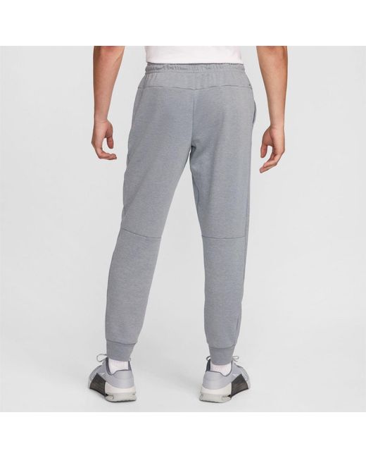 Nike Gray Primary Fleece Dri-Fit Uv Performance Jogger Pants for men