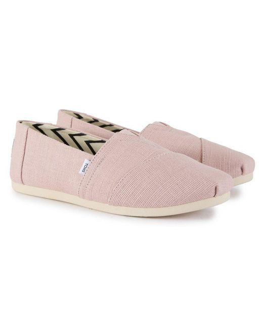 TOMS Pink Alpargata Classic Shoes