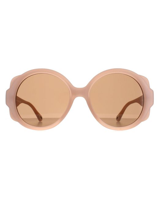 Chloé Natural Chloé Round Matte Nude Ch0120S
