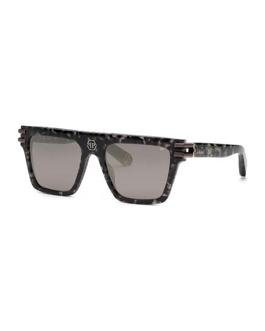 Philipp Plein Brown Spp108V 56 721X Sunglasses