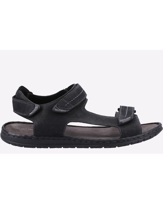 Hush Puppies Black Neville Memory Foam Sandal for men