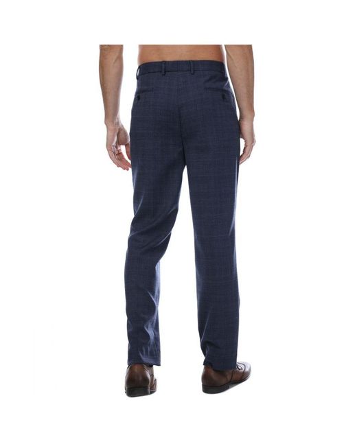 Ted Baker Blue Airforce Slim Fit Trousers for men