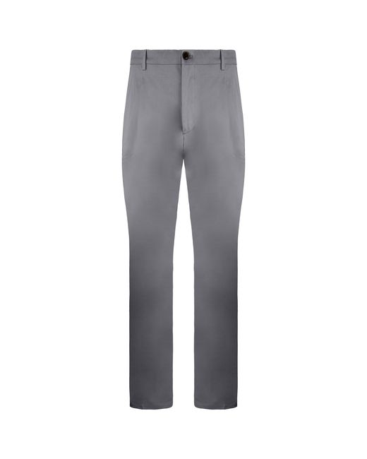 Scotch & Soda Gray Relaxed Slim Fit Chinos Cotton for men