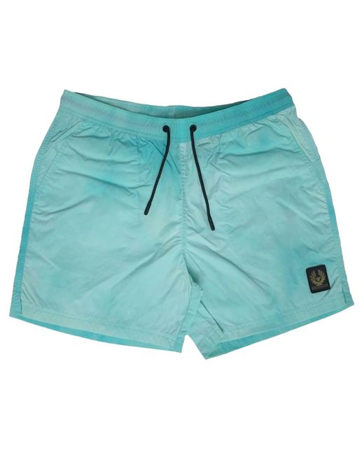Belstaff Blue Breaker Ocean Shorts for men