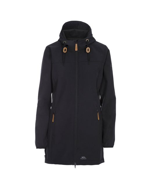 Trespass Black Ladies Kristy Waterproof Softshell Jacket