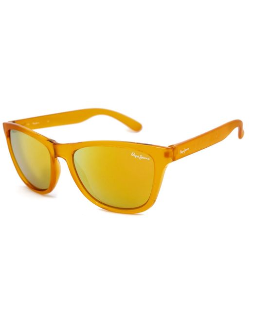 Pepe Jeans Yellow Sunglasses 55/17/135 Mm Acetate