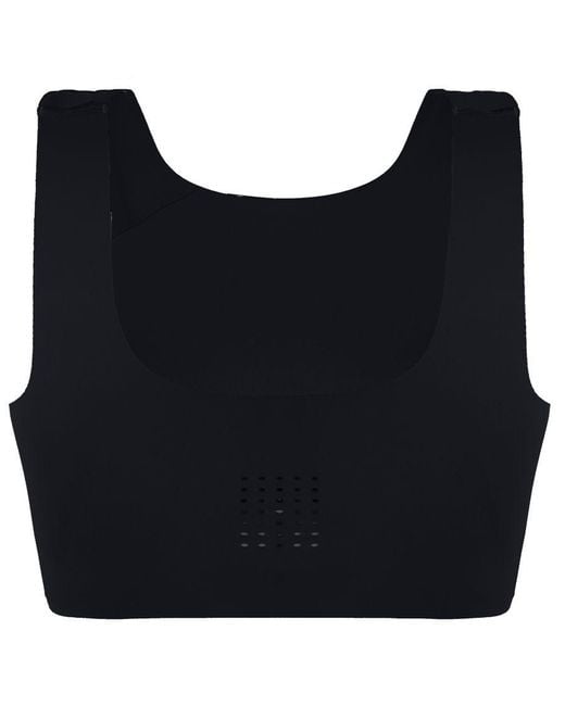 GYMSHARK Black Euphoria Sports Bra Nylon