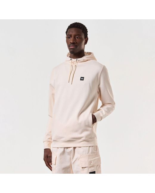 Weekend Offender Natural Ribbe Badge Hoodie for men