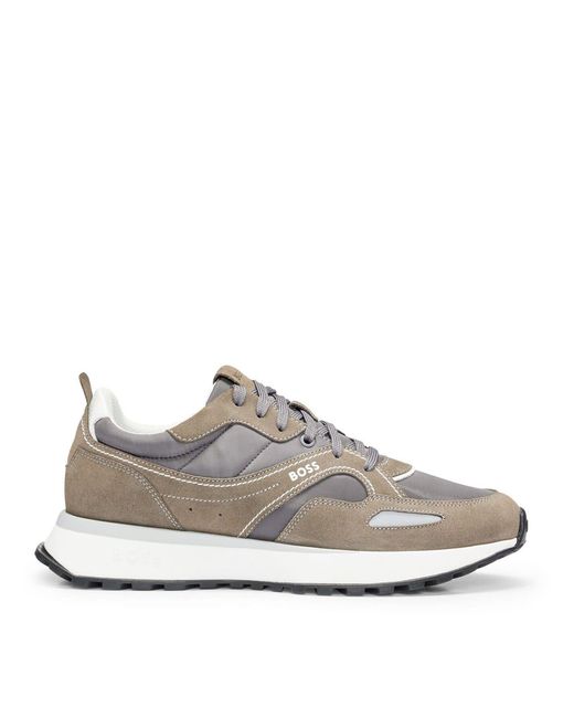 Boss Gray Trainers for men