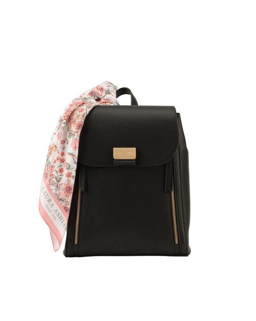 Laura Ashley Backpack Faux Leather in Black Lyst UK