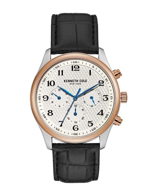 Kenneth Cole Black Kc51049006 Dress Sport Watch for men
