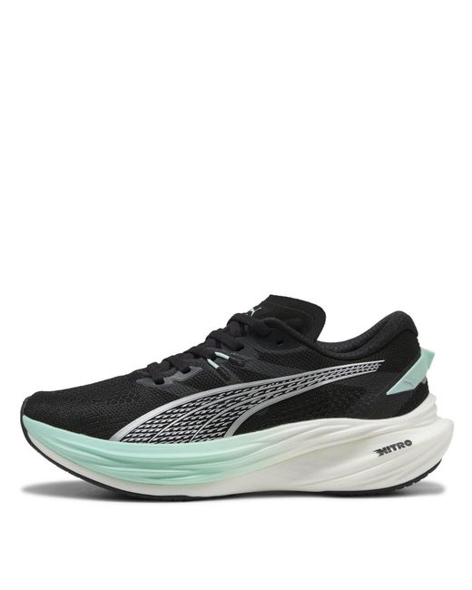 PUMA Black Nitro 3 Fade Road Running Shoes