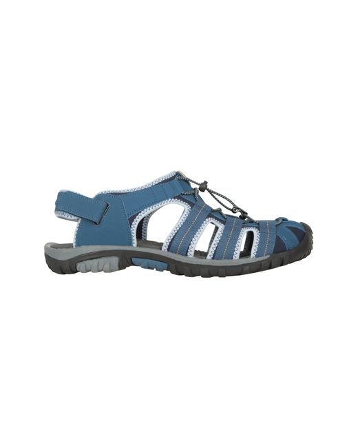 Mountain Warehouse Blue 'Trek' Shandal With Foam Insert Neoprene Upper Soft Lining Summer Beach Sandals for men