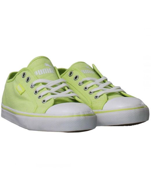 PUMA Green Streetballer Low Plimsolls Canvas (Archived)