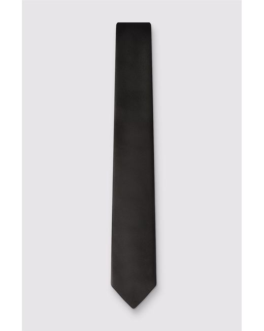 Limehaus Black Plain Tie for men