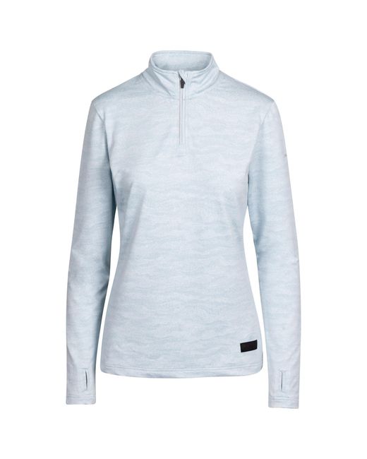 Trespass Blue Ladies Livia Tp75 Long-Sleeved Active Top (Seafoam)