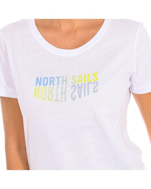 North Sails White Short Sleeve T-Shirt 9024290
