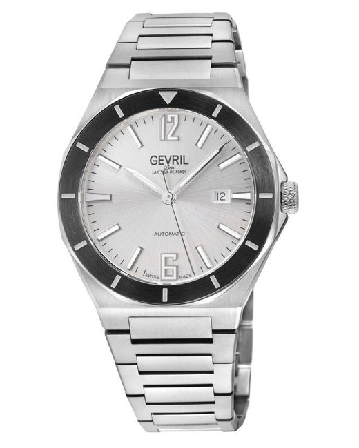 Gevril Gray High Line 48404B Swiss Automatic Sellita Sw200 Watch for men