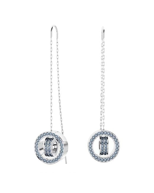 Swarovski Dextera 5663498 Lange Ohrringe Für Damen in het White