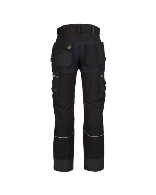 Regatta Black Infiltrate Softshell Stretch Work Trousers for men
