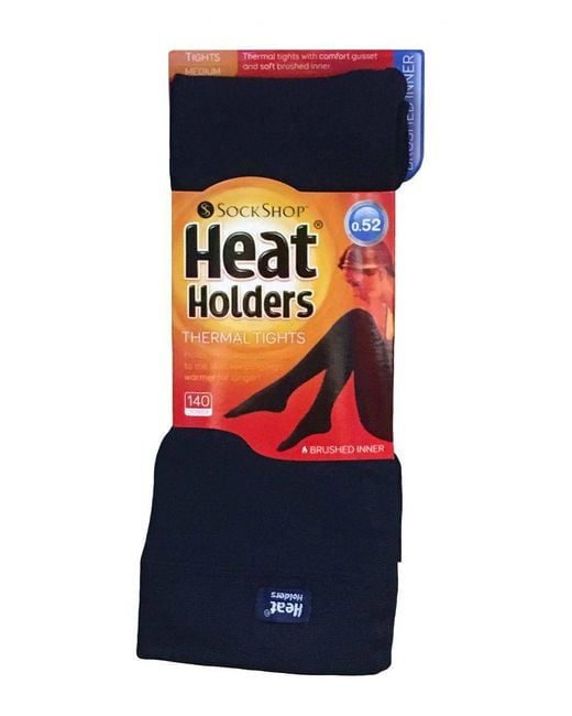 Heat Holders Black Ladies Thick Thermal Tights