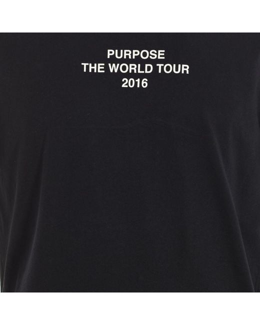 ELEVEN PARIS Black Purtour 16F1Ts263 Short Sleeve T-Shirt