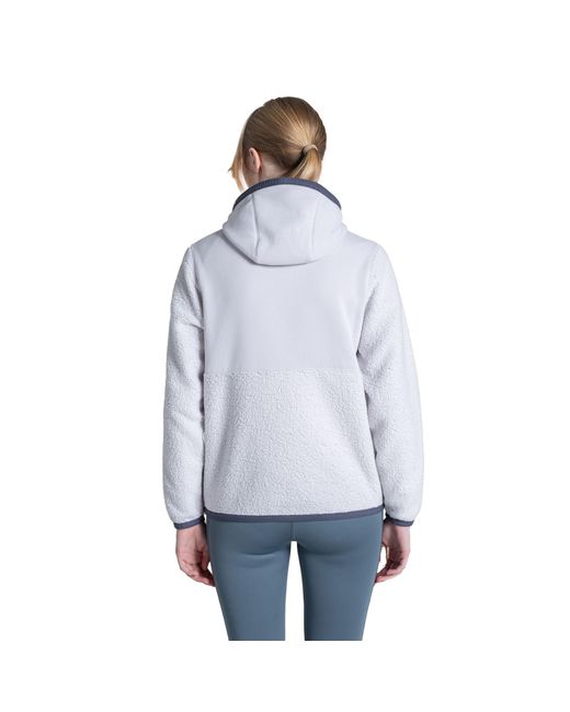 Craghoppers Blue Ladies Telesto Fleece Hooded Jacket (Lunar)