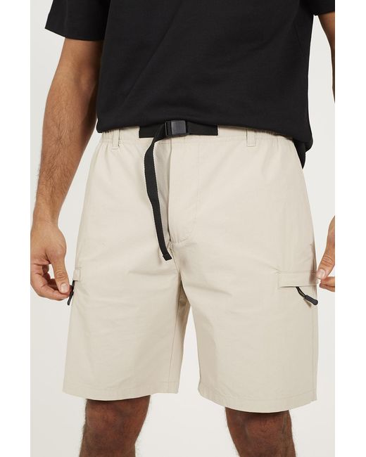Brave Soul Multicolor Belted Pocket Detail Shorts for men