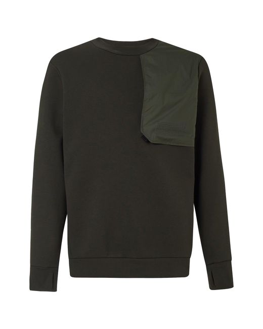 Oakley Gray Definition Tech Crew Fleece Sweater for men