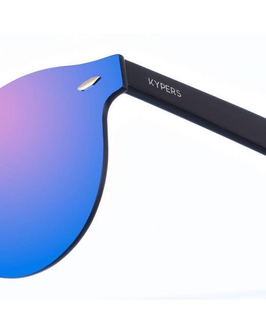 Kypers Blue Lua Oval-Shaped Nylon Sunglasses