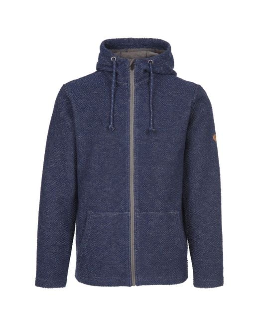 Trespass Blue Scawton Zipped Hoodie Marl) for men