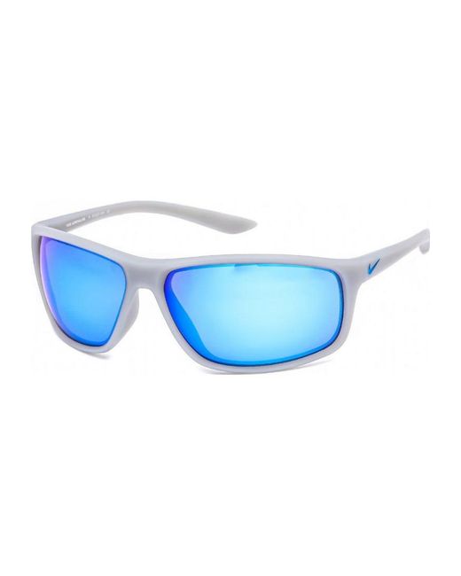 Nike Blue Ev1113-100-66 Ev1113 66 100 Adrenaline Sunglasses for men