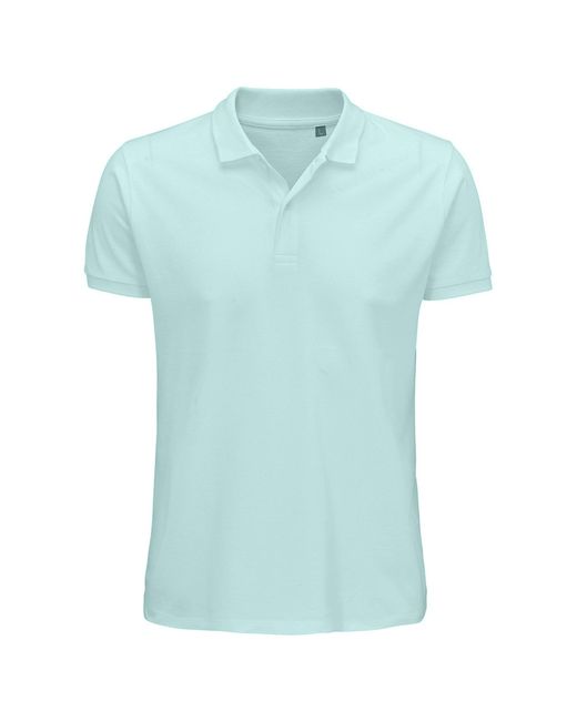 Sol's Blue Planet Pique Organic Polo Shirt (Arctic) for men