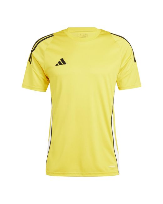Adidas Yellow Tiro 24 Aeroready T Shirt Jersey Is1015 for men
