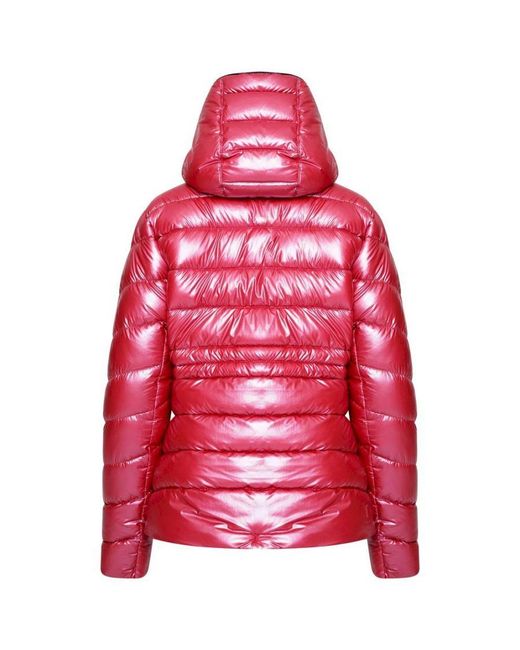 Dare 2b Red Ladies Reputable Ii Metallic Puffer Jacket (Earth Rose)