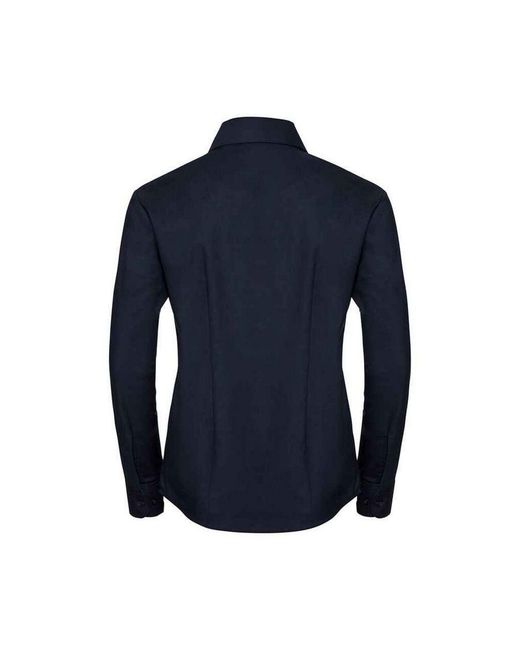 Russell Blue Collection /Ladies Oxford Long-Sleeved Shirt (Bright)