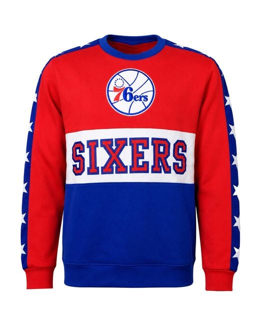Mitchell & Ness Red Nba Philadelphia 76Ers Leading Scorer Sweater for men