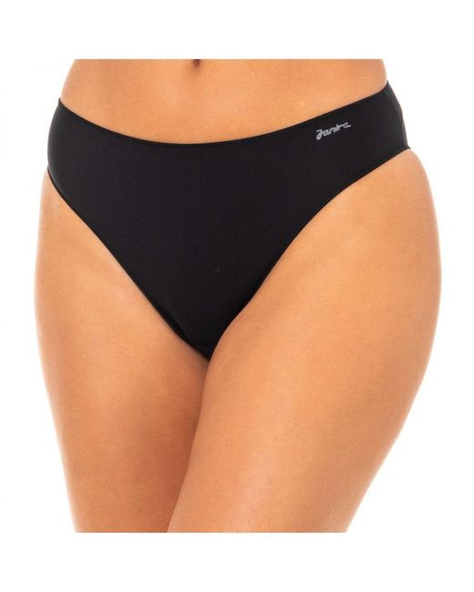 Janira Black Pack-2 High-Waist Panties Made Of Breathable Fabric 1031892