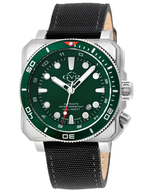 Gv2 Green Xo Submarine 4540 Swiss Automatic, Sellita Sw200 Movement Canvas Watch Luminous for men