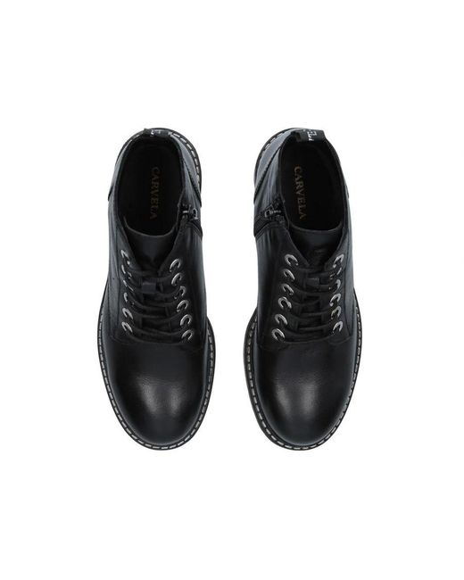 Carvela Kurt Geiger Black Leather Trinket Boots
