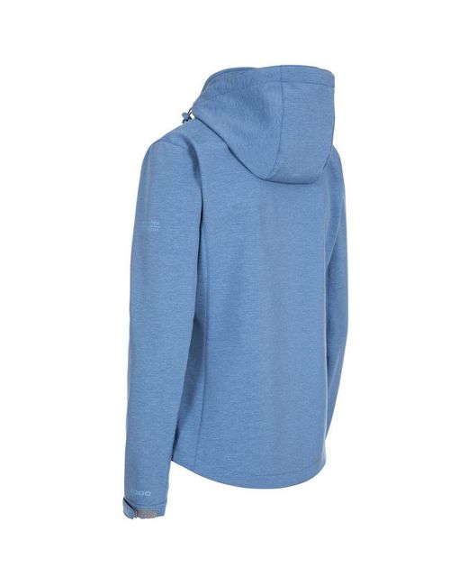 Trespass Blue Ladies Leah Waterproof Softshell Jacket (Denim Marl)