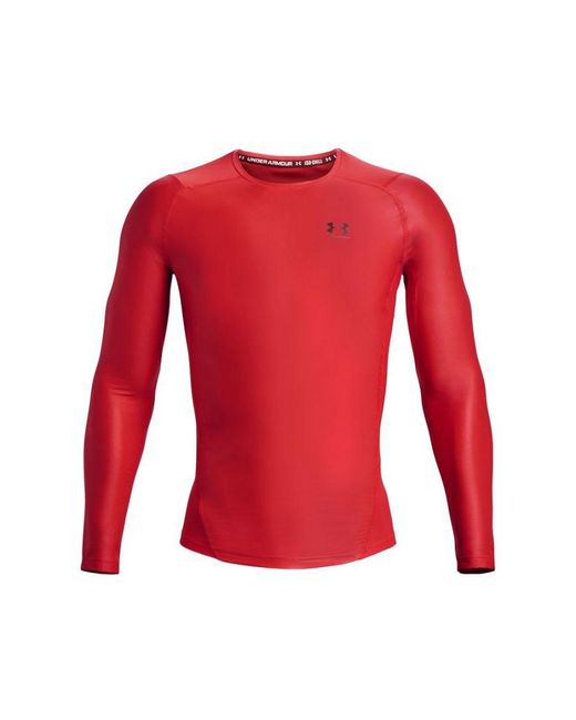 binden kloon Pijlpunt Under Armour Ua Iso-chill Compression Long Sleeve Top in Red for Men | Lyst  UK