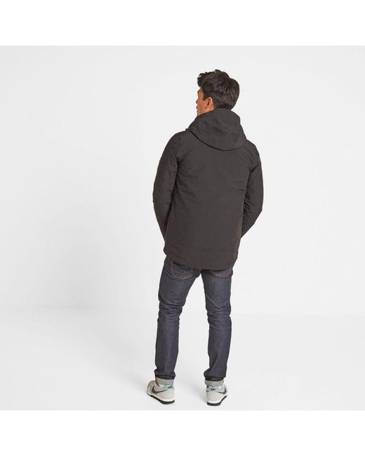 TOG24 Black Denton Waterproof 3-In-1 Jacket for men