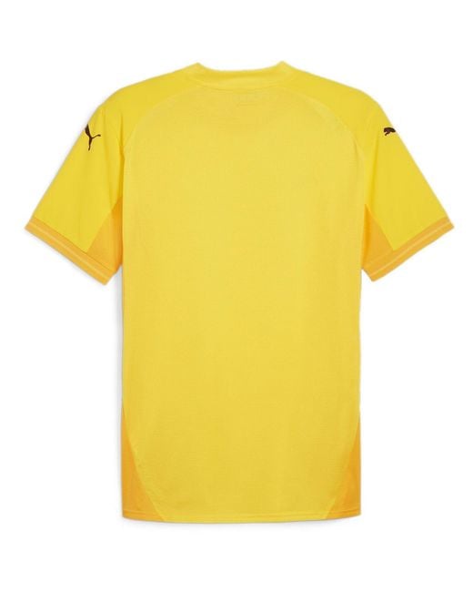 PUMA Yellow Teamfinal Jersey T-Shirt for men