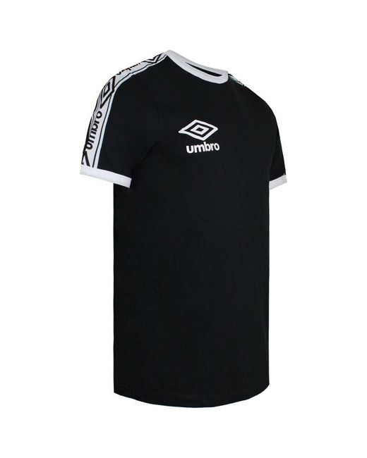 Umbro Black Ringer T-Shirt for men