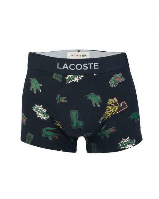 Lacoste Multicolor Holiday Organic Cotton Trunks for men