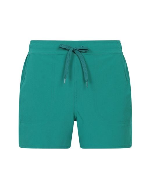 Mountain Warehouse Green Boardshorts Uv Protection Quick Dry Summer Swimming Trunks