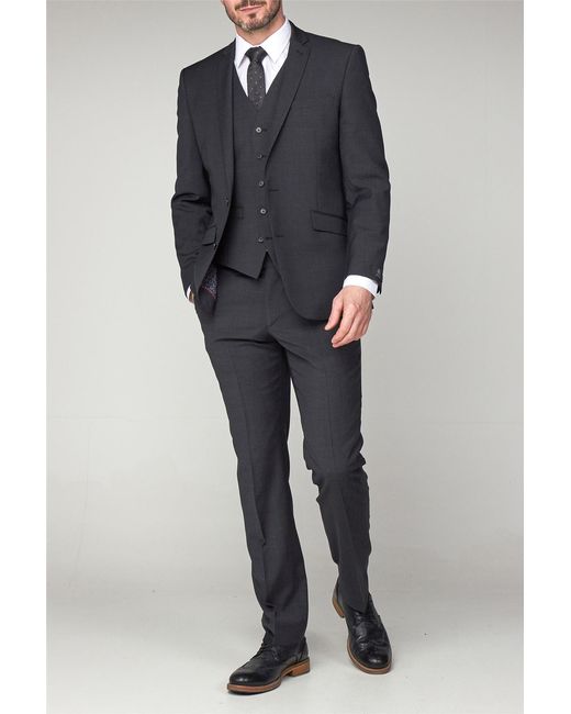 Scott Blue Long Sleeve Slim Fit Suit Jacket for men